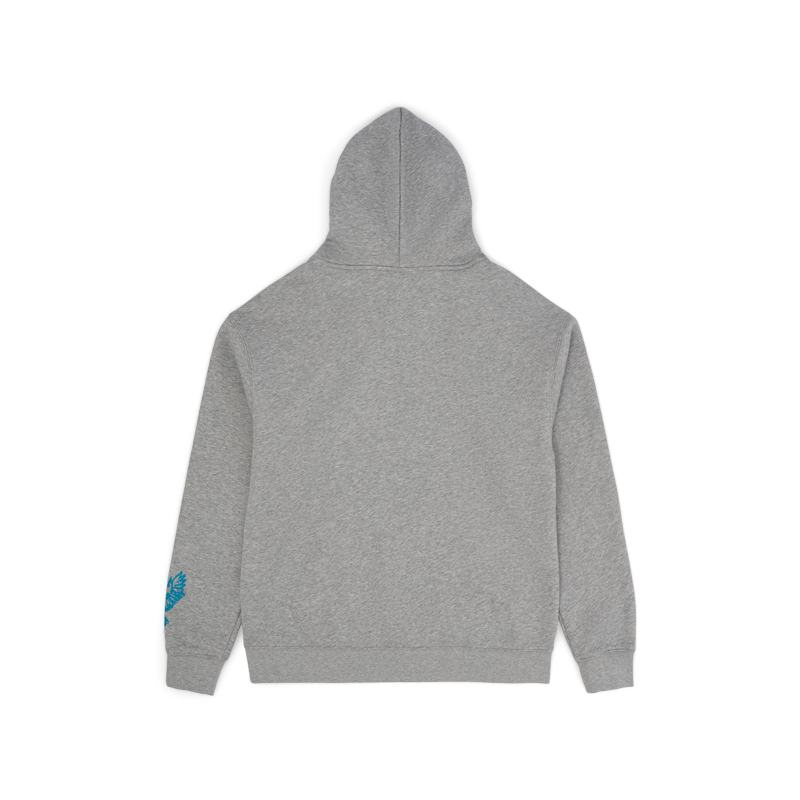 Owl Quarter Zip Hoodie (Grey)