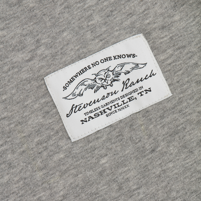 Owl Quarter Zip Hoodie (Grey)