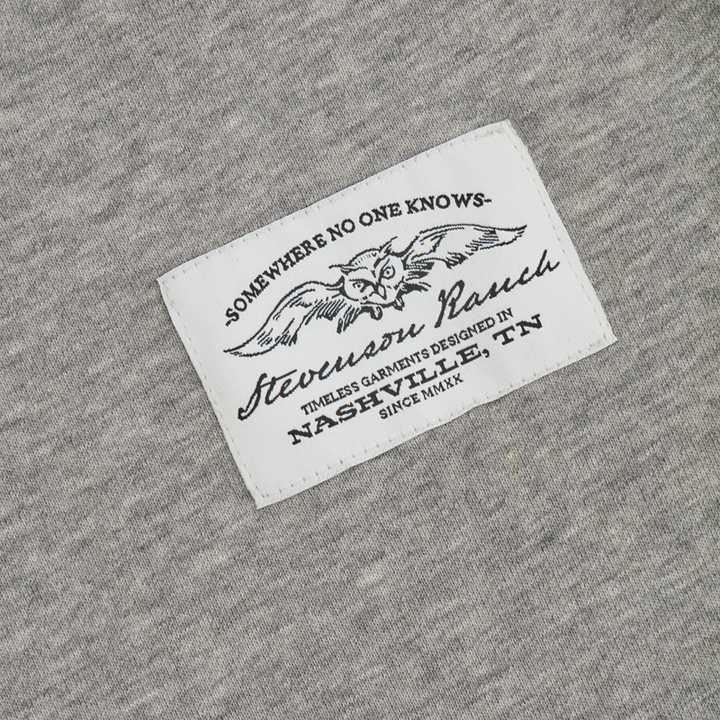 Owl Quarter Zip Hoodie (Grey)