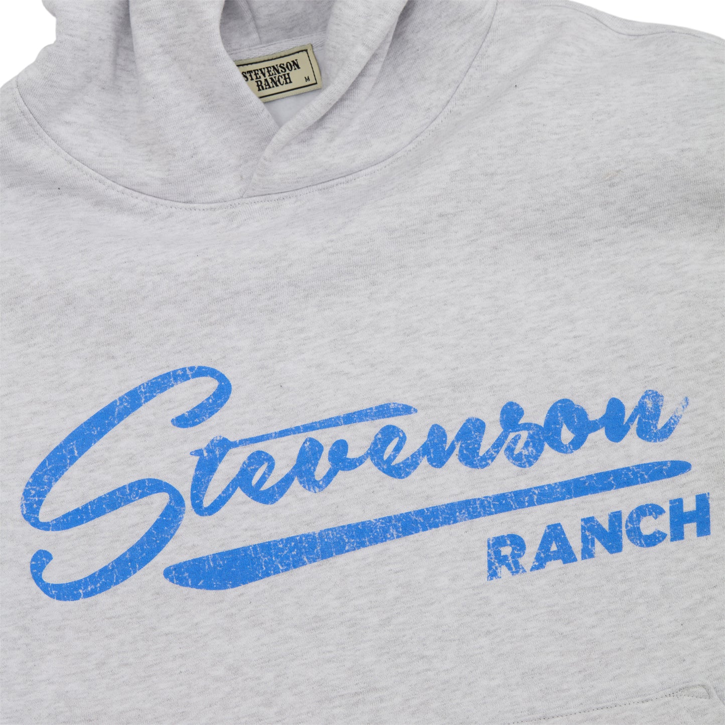 Steadfast Hoodie - Vintage Script (Ash Grey)