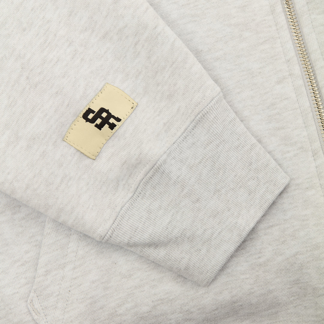 Steadfast Zip-Up Hoodie (Ash Grey)