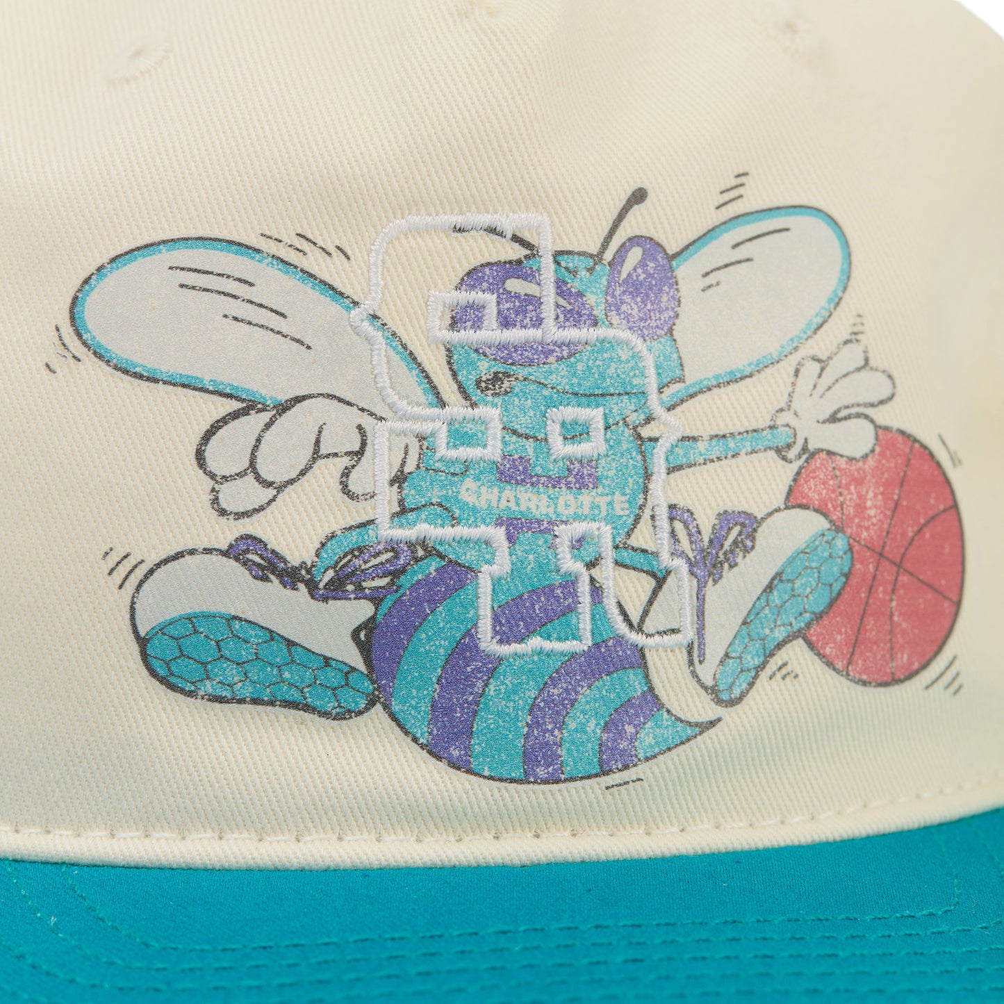 Stevenson Ranch x Wilmington "Hornets Nest" Hat (Natural/Teal)