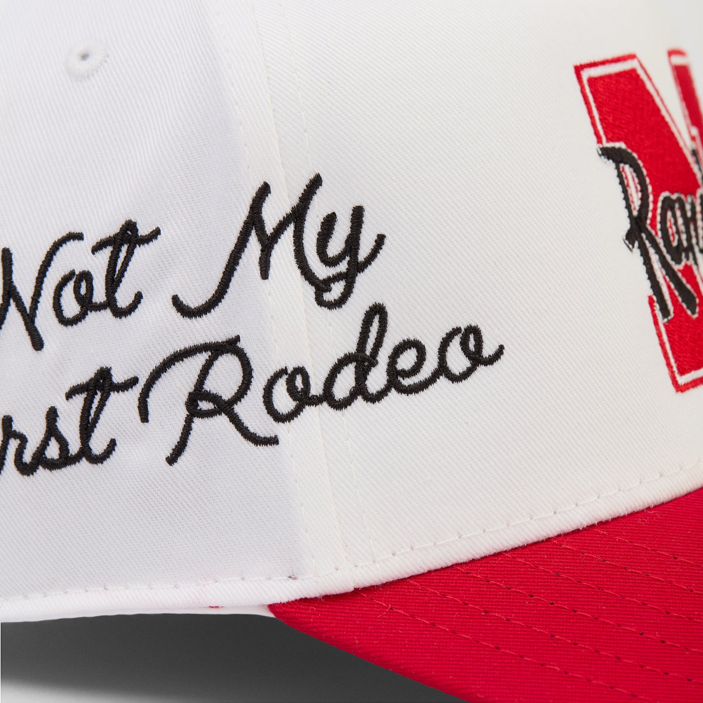 Stevenson Ranch x Iowa "Big Red" Hat (White/Red)