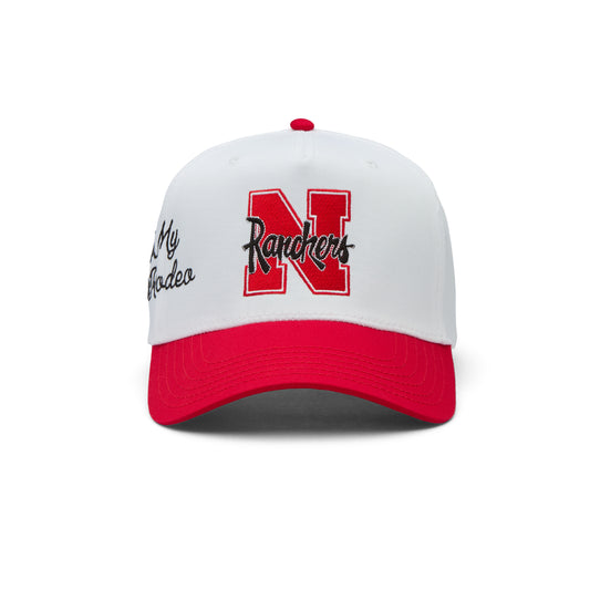 Stevenson Ranch x Iowa "Big Red" Hat (White/Red)