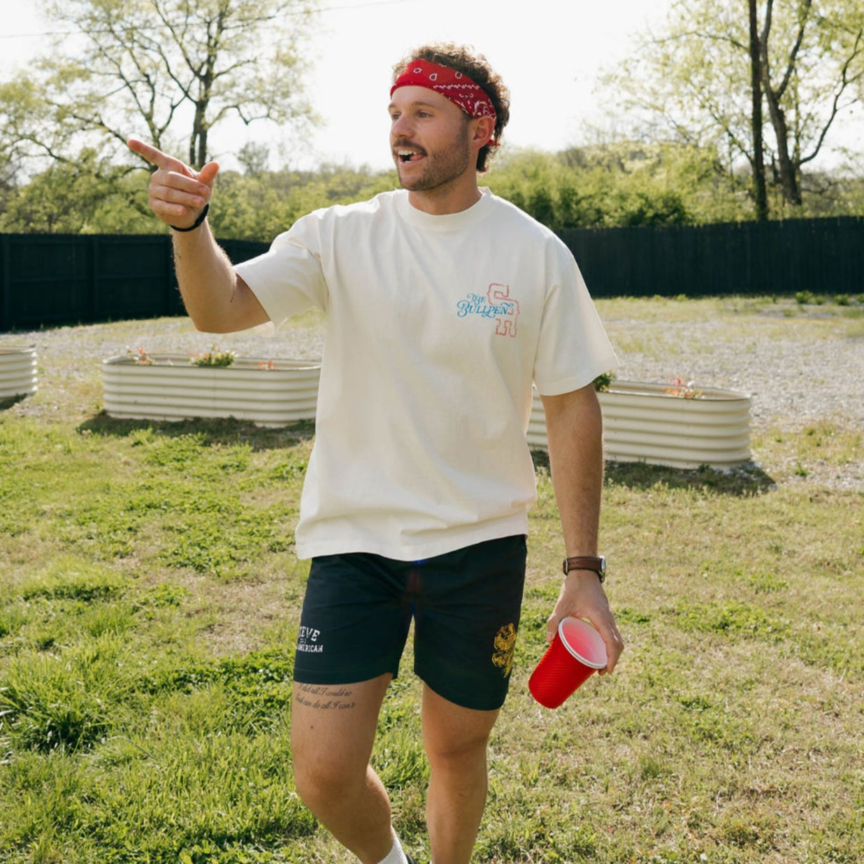 Bullpen Tee (White)