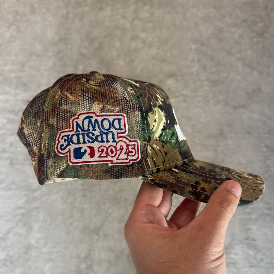 Stevenson Ranch x The Upsidedown Tour Pt.2 Camo Trucker Hat