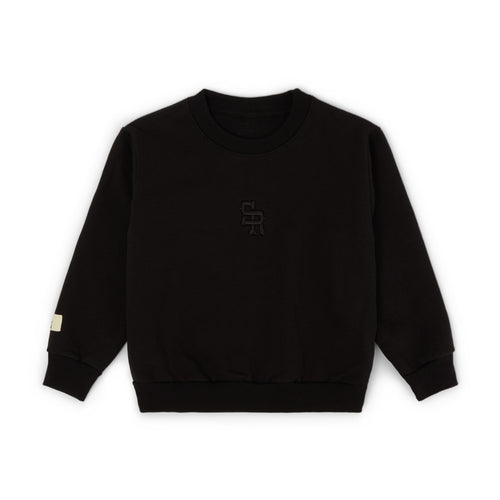 Kids Steadfast Crewneck (Black)