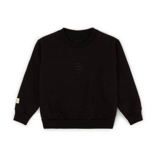 Kids Steadfast Crewneck (Black)