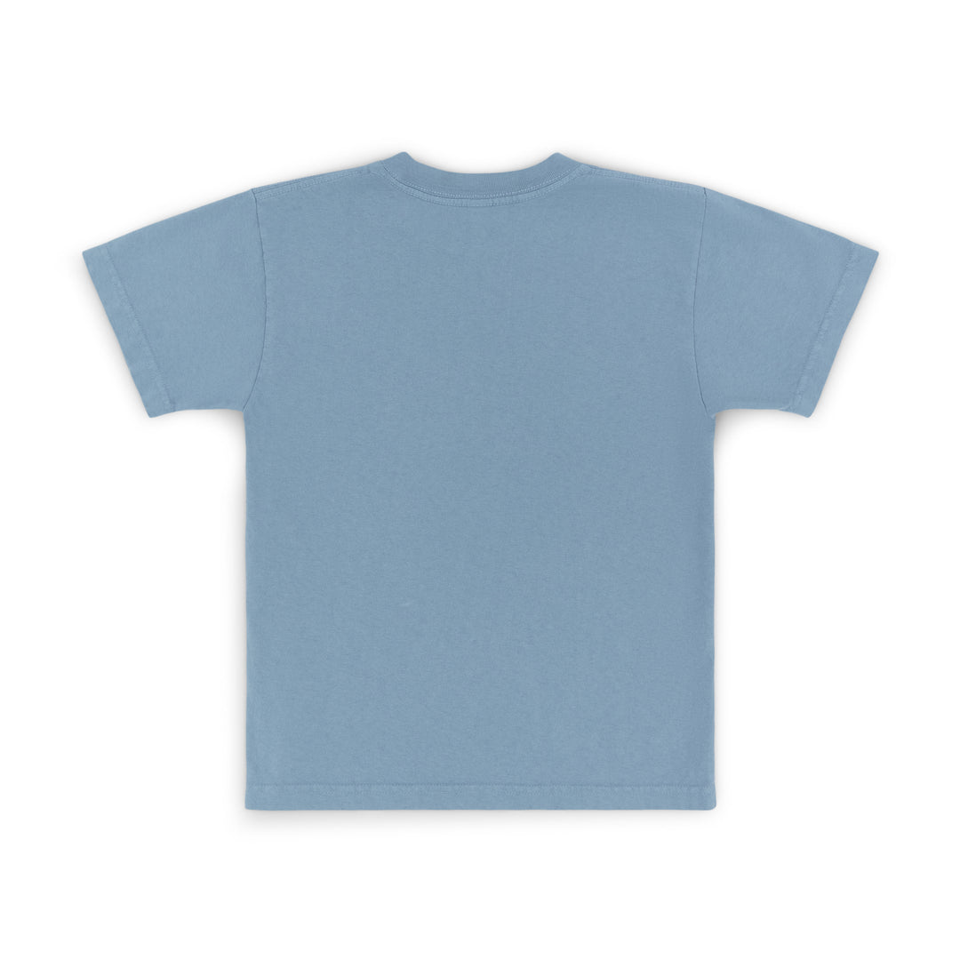 Kids Vintage Script Tee (Blue)
