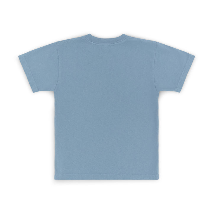Kids Vintage Script Tee (Blue)