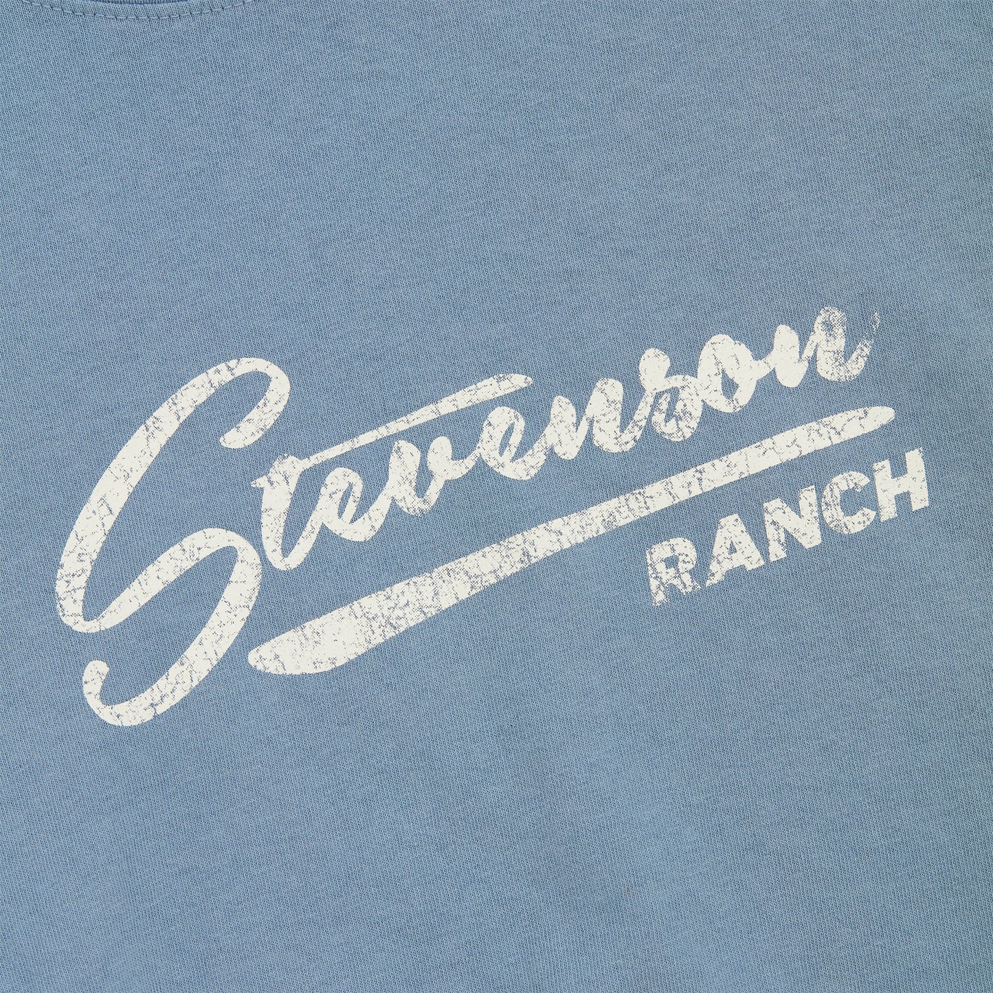 Kids Vintage Script Tee (Blue)