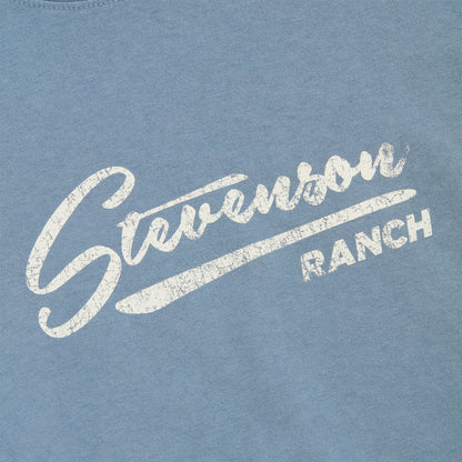 Kids Vintage Script Tee (Blue)