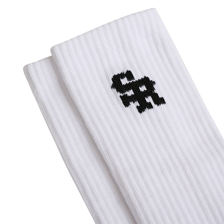 Knit Socks (White/Black)