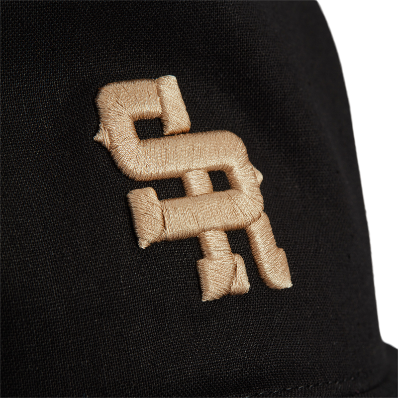 "The Journeyman" Unstructured Hat (Black/Cream)