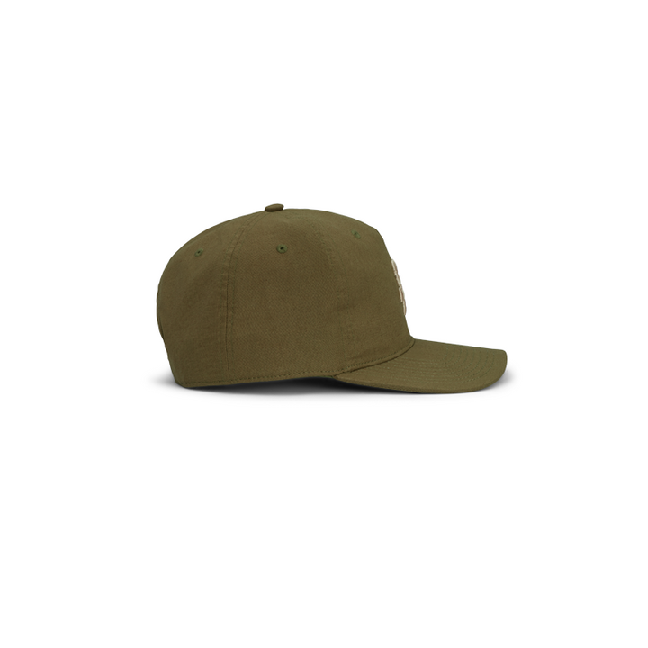 "The Journeyman" Unstructured Hat (Olive/Cream)
