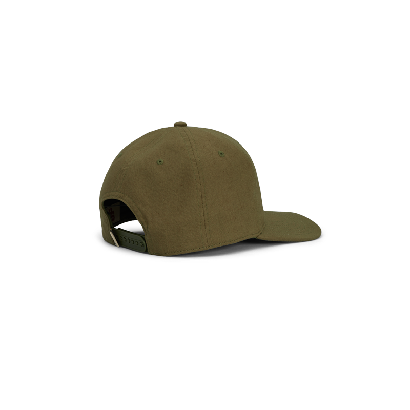 "The Journeyman" Unstructured Hat (Olive/Cream)