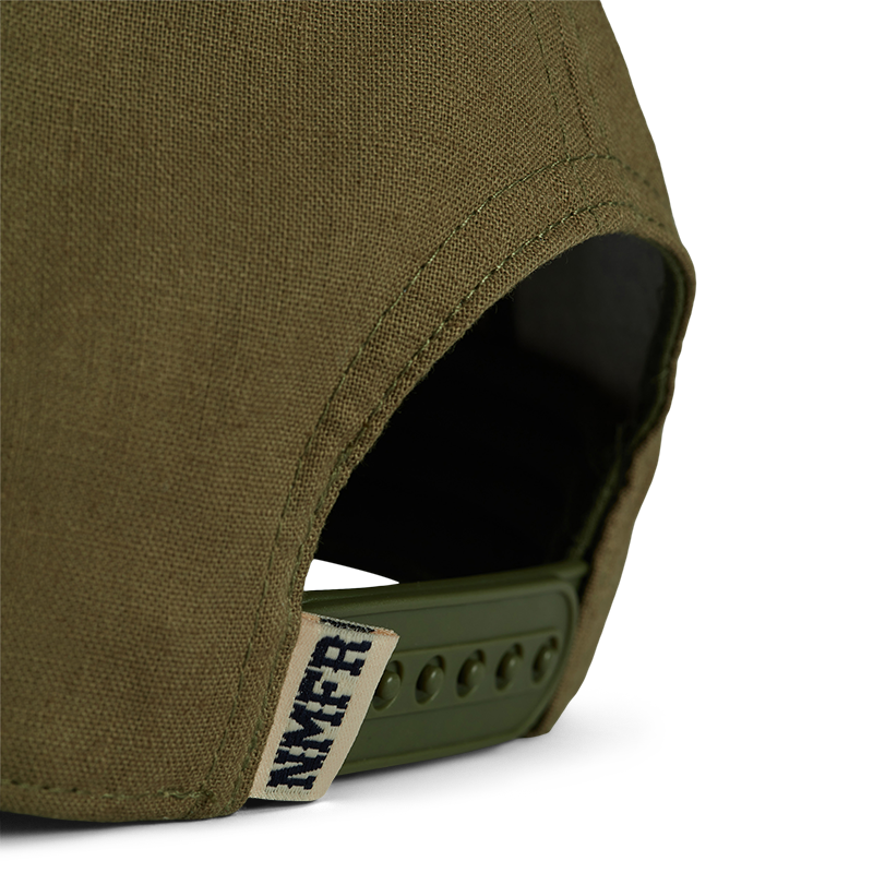 "The Journeyman" Unstructured Hat (Olive/Cream)