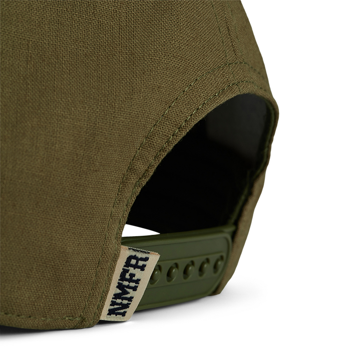 "The Journeyman" Unstructured Hat (Olive/Cream)