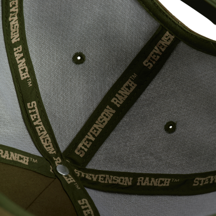 "The Journeyman" Unstructured Hat (Olive/Cream)