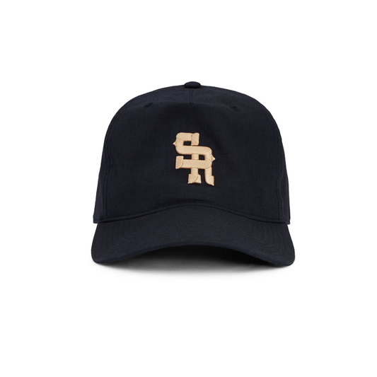 "The Journeyman" Unstructured Hat (Navy/Cream)