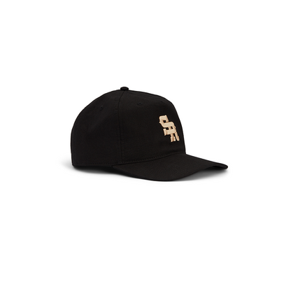 "The Journeyman" Unstructured Hat (Black/Cream)