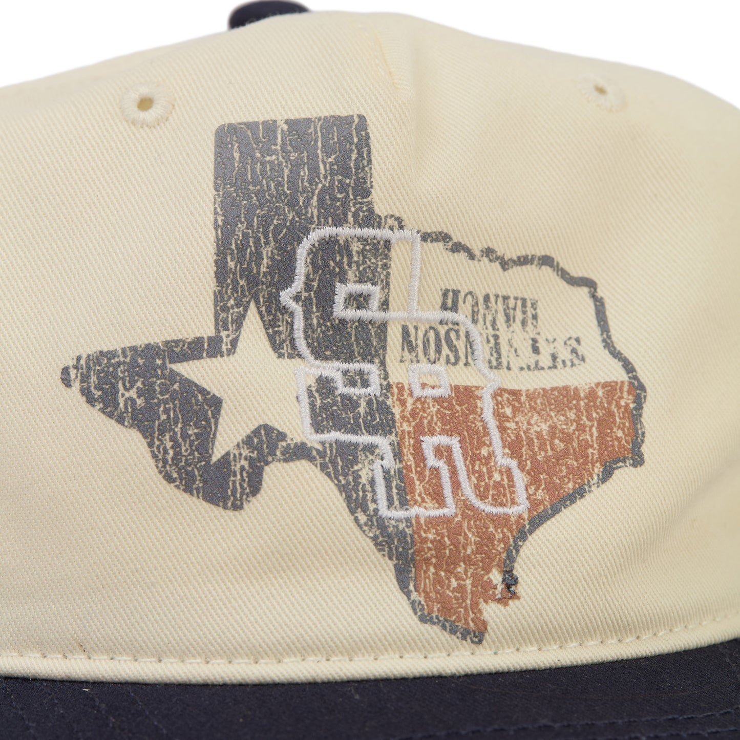 Stevenson Ranch x Austin TX "Lone Star" Hat (White/Blue)