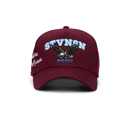 Flying Eagle Structured Hat (Maroon)