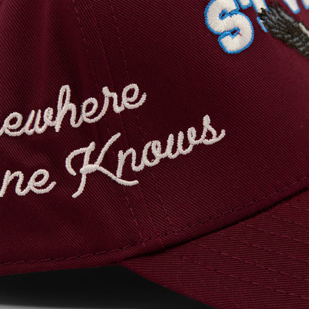 Flying Eagle Structured Hat (Maroon)