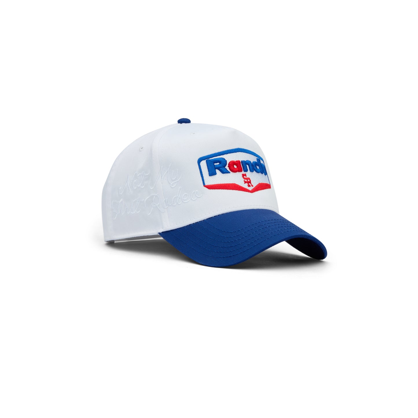 Mobile Structured Hat (White/Blue)