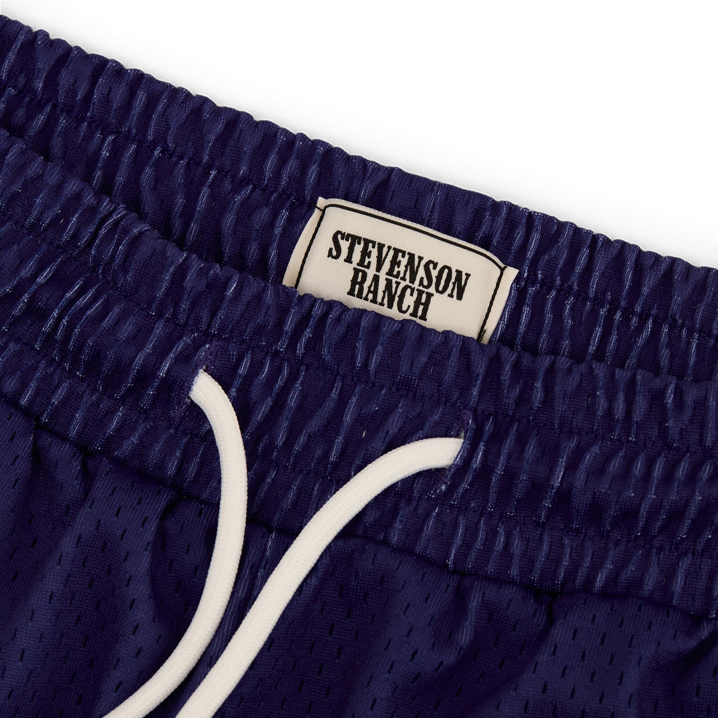 Varsity Mesh Shorts (Navy/White)