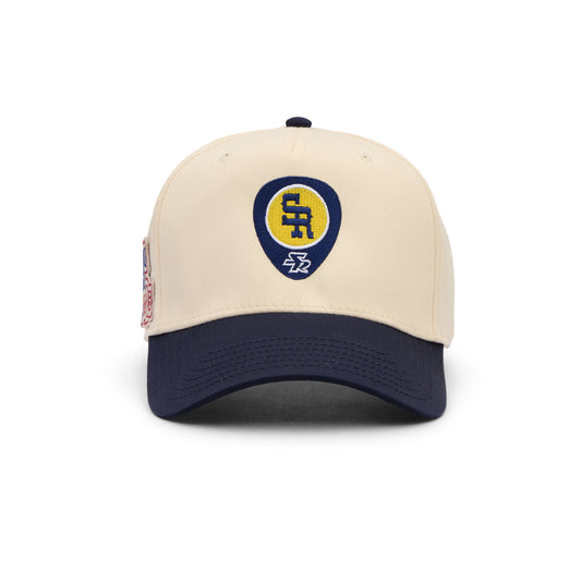 Stevenson Ranch x Nashville "Smashville" Hat (Tan/Blue)
