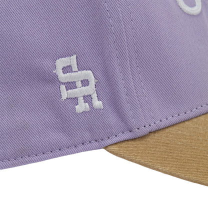 Midtown "Script Logo" Structured Hat (Purple/Tan)