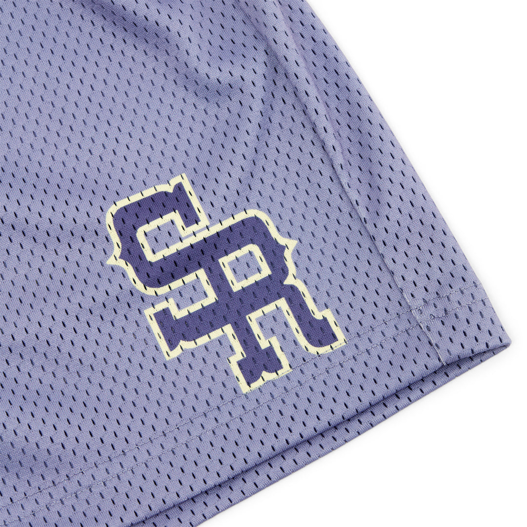 Varsity Mesh Shorts (Slate/Navy)