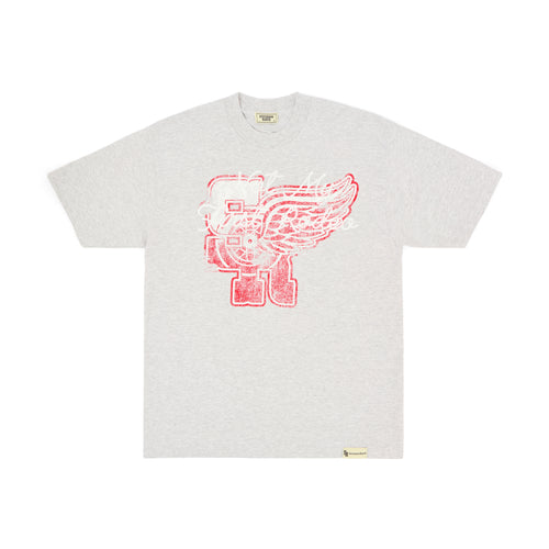 Stevenson Ranch x Detroit "Mr. Hockey" Tee (Ash Grey)