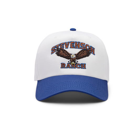 Eagle Canvas Hat (White/Blue)
