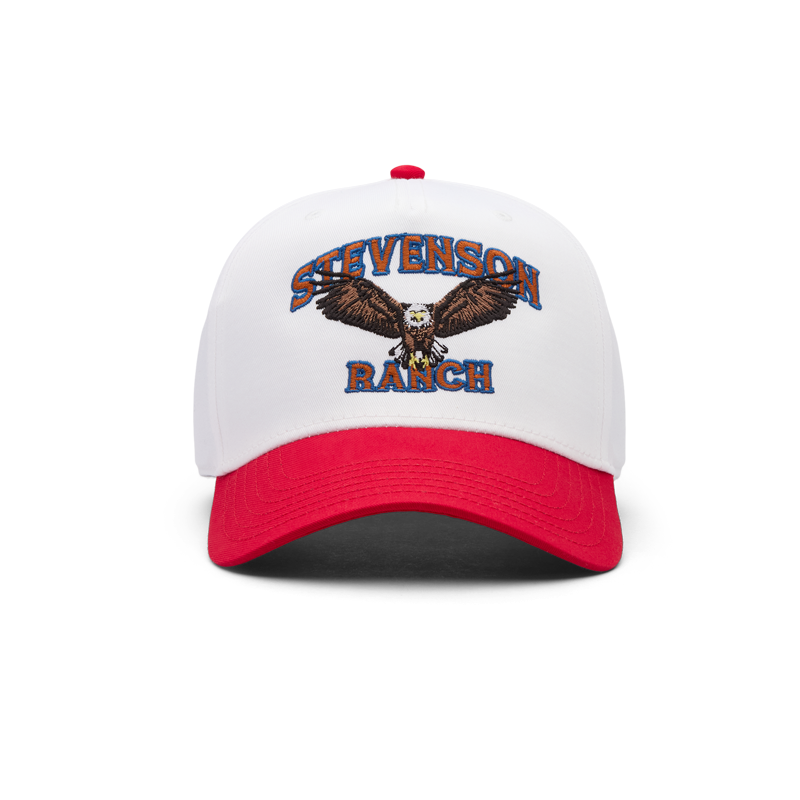 Flying Eagle Structured Hat (White/Red)