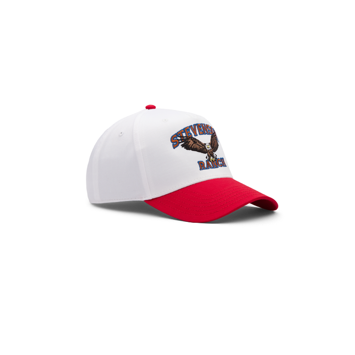 Flying Eagle Structured Hat (White/Red)