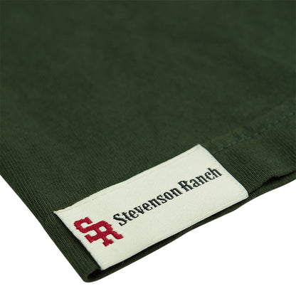 Distressed Pocket Tee (Green)