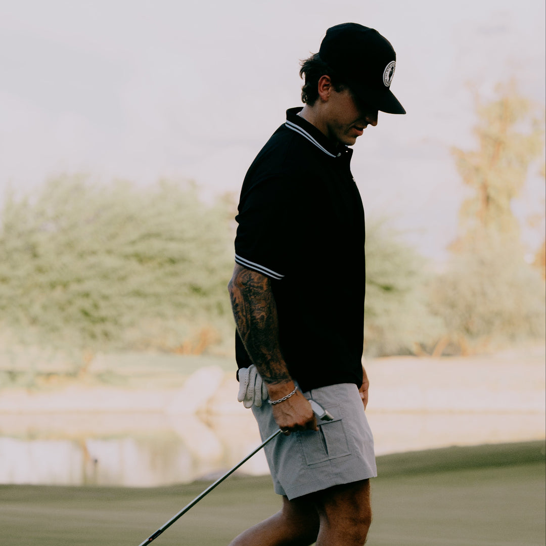 Country Club Golf Polo (Black)