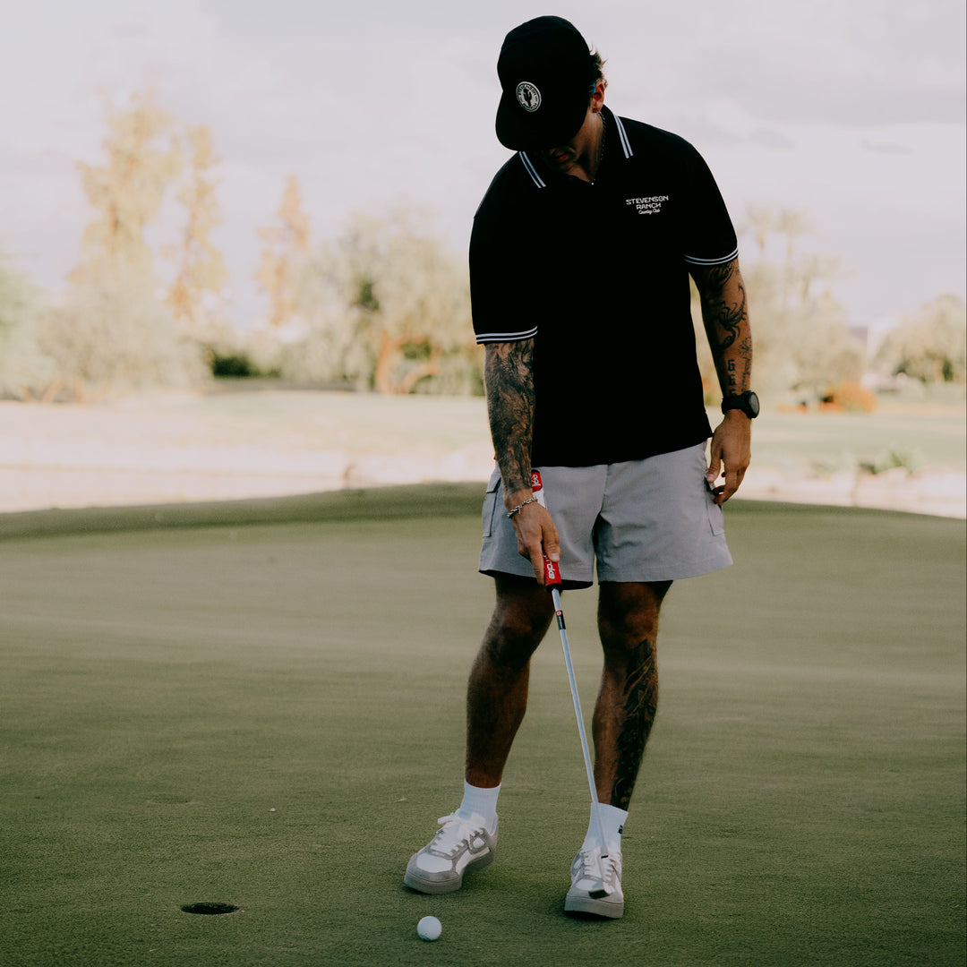 Country Club Golf Polo (Black)