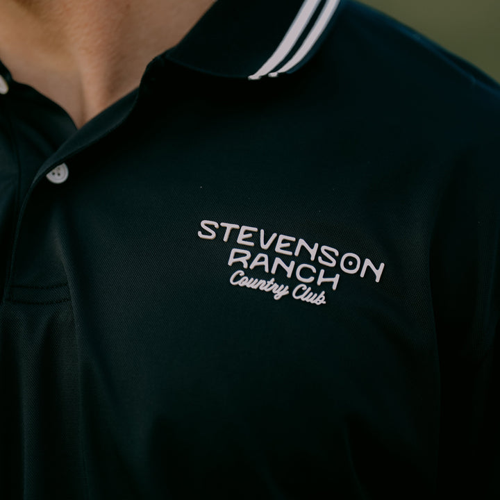 Country Club Golf Polo (Black)