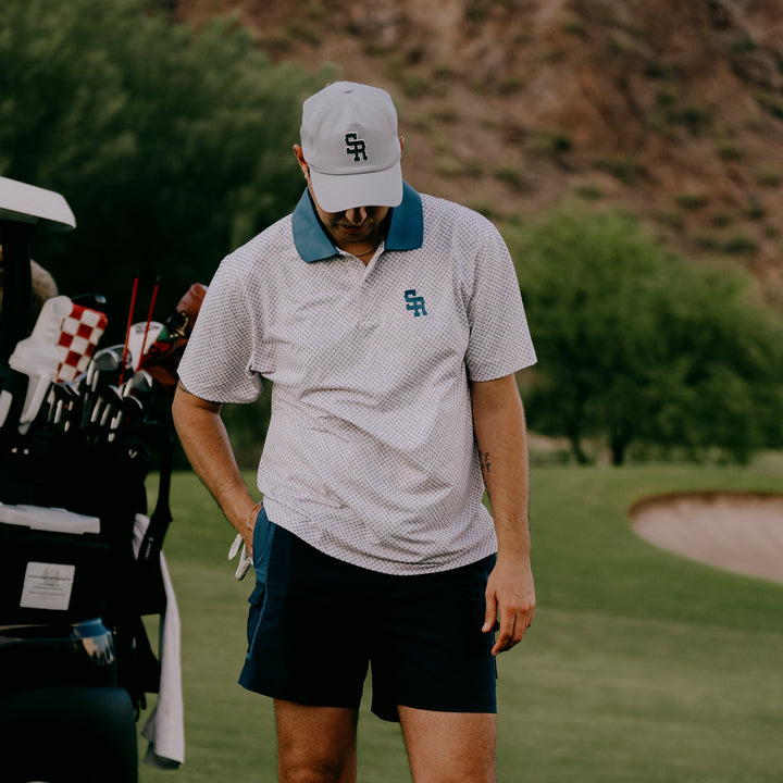 Labyrinth Golf Polo (Blue)