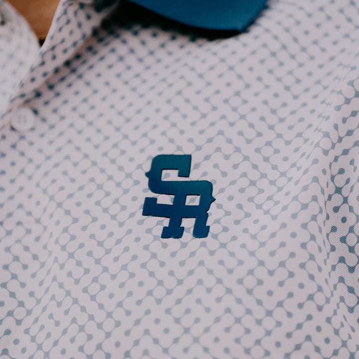 Labyrinth Golf Polo (Blue)