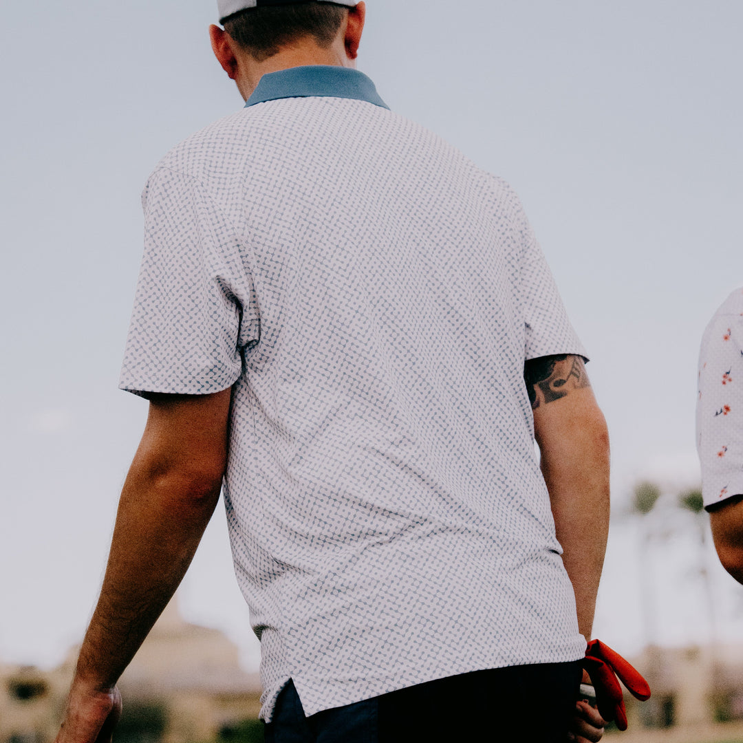 Labyrinth Golf Polo (Blue)