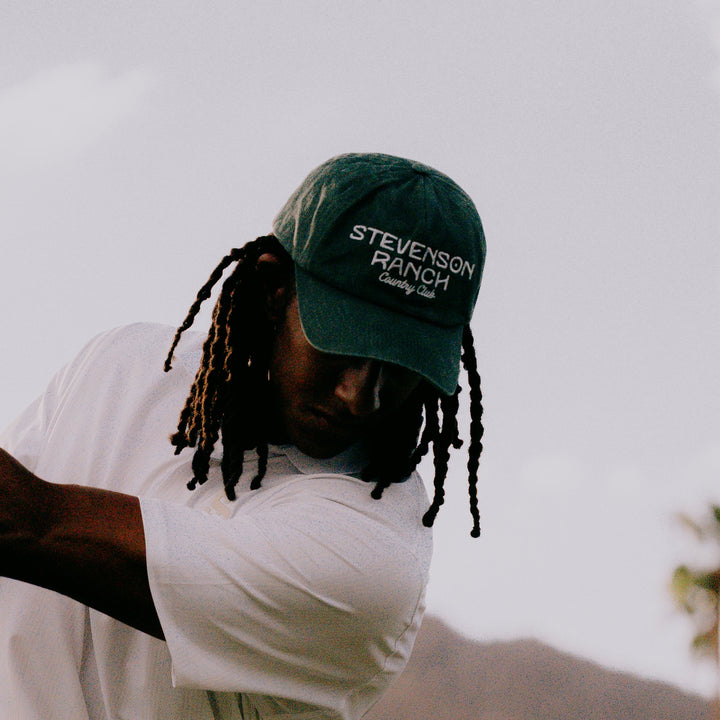 Country Club Unstructured Hat (Green)