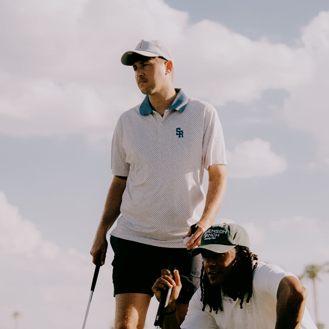 Labyrinth Golf Polo (Blue)