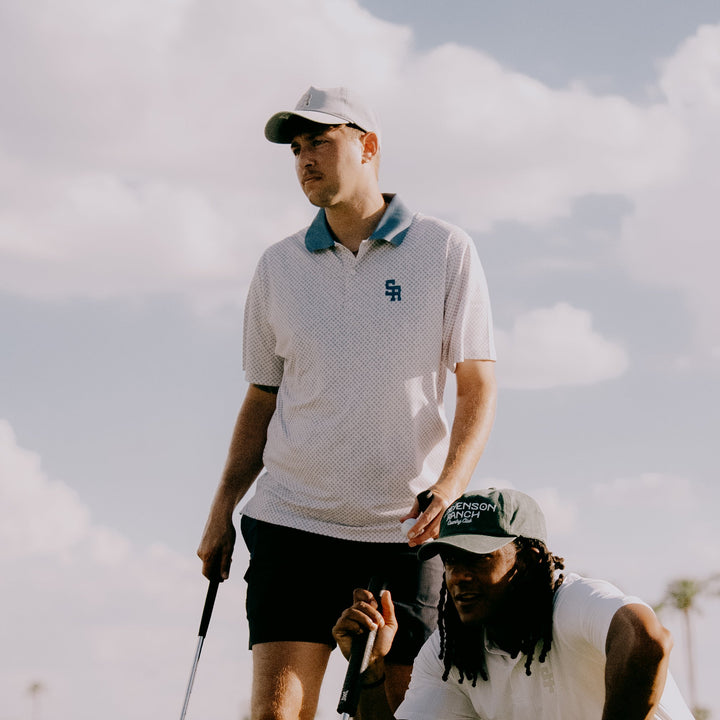 Labyrinth Golf Polo (Blue)