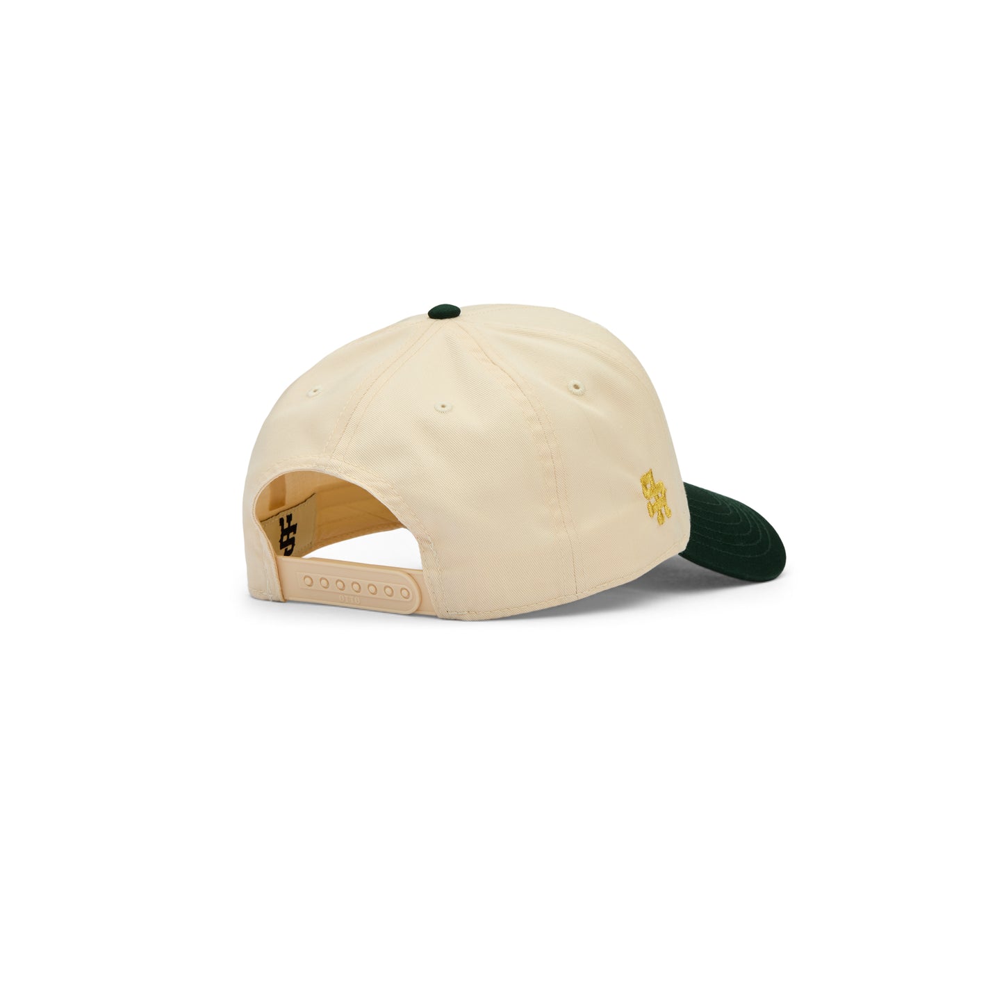 Pine Tree Structured Hat (Cream/Green)