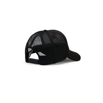 Rose Trucker Hat (Black)