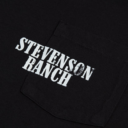 Distressed Pocket Tee (Black)